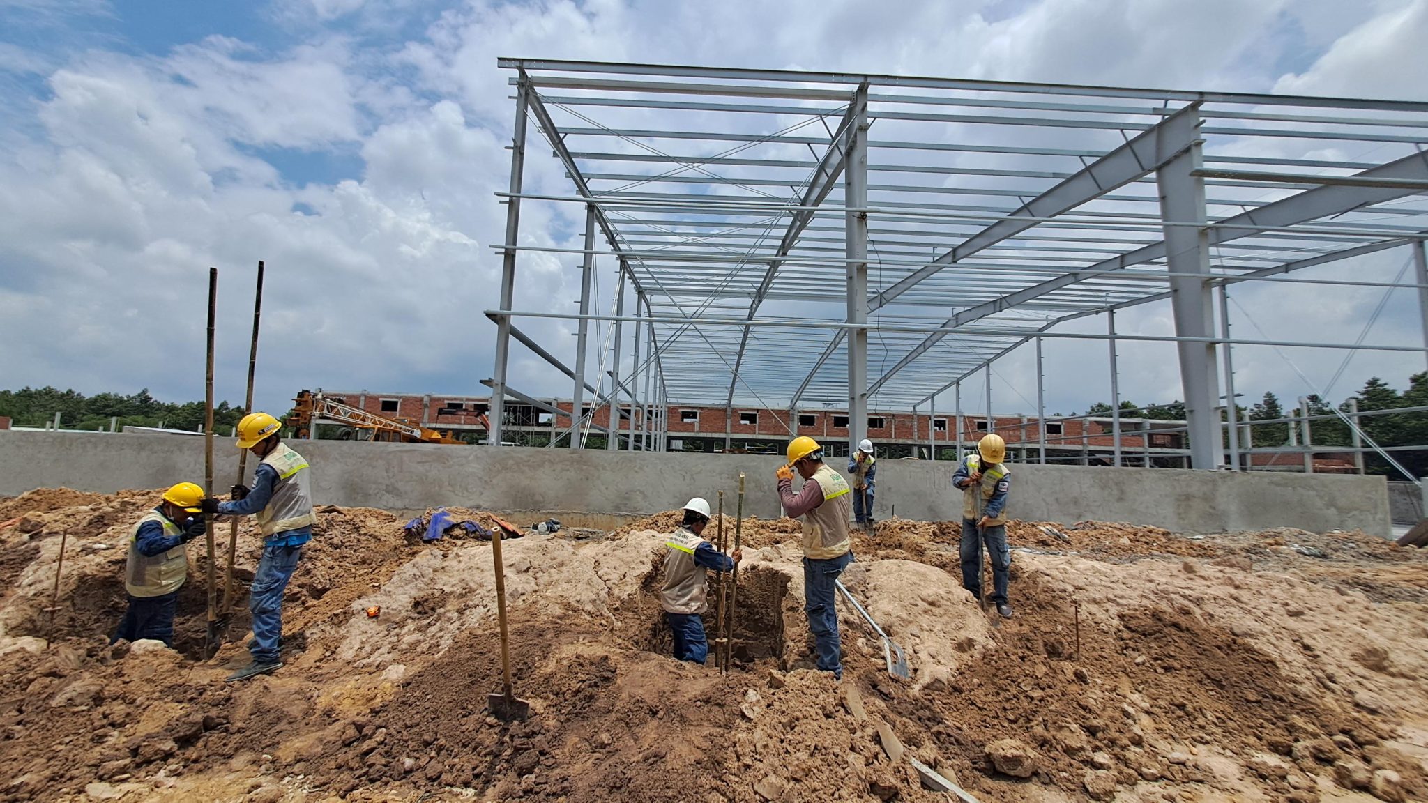 Đường dây truyền tải tại Nhơn Trạch