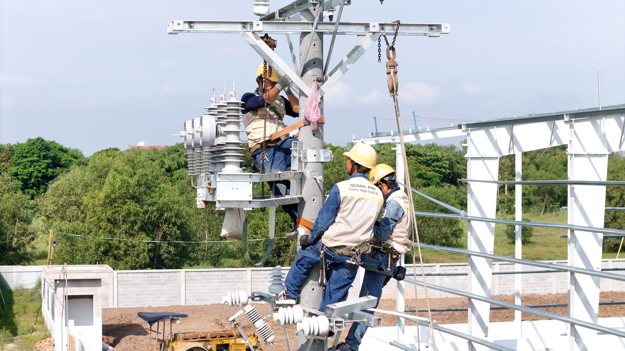 Hạng mục thi công và cài đặt trạm biến áp 500kV 1800MVA