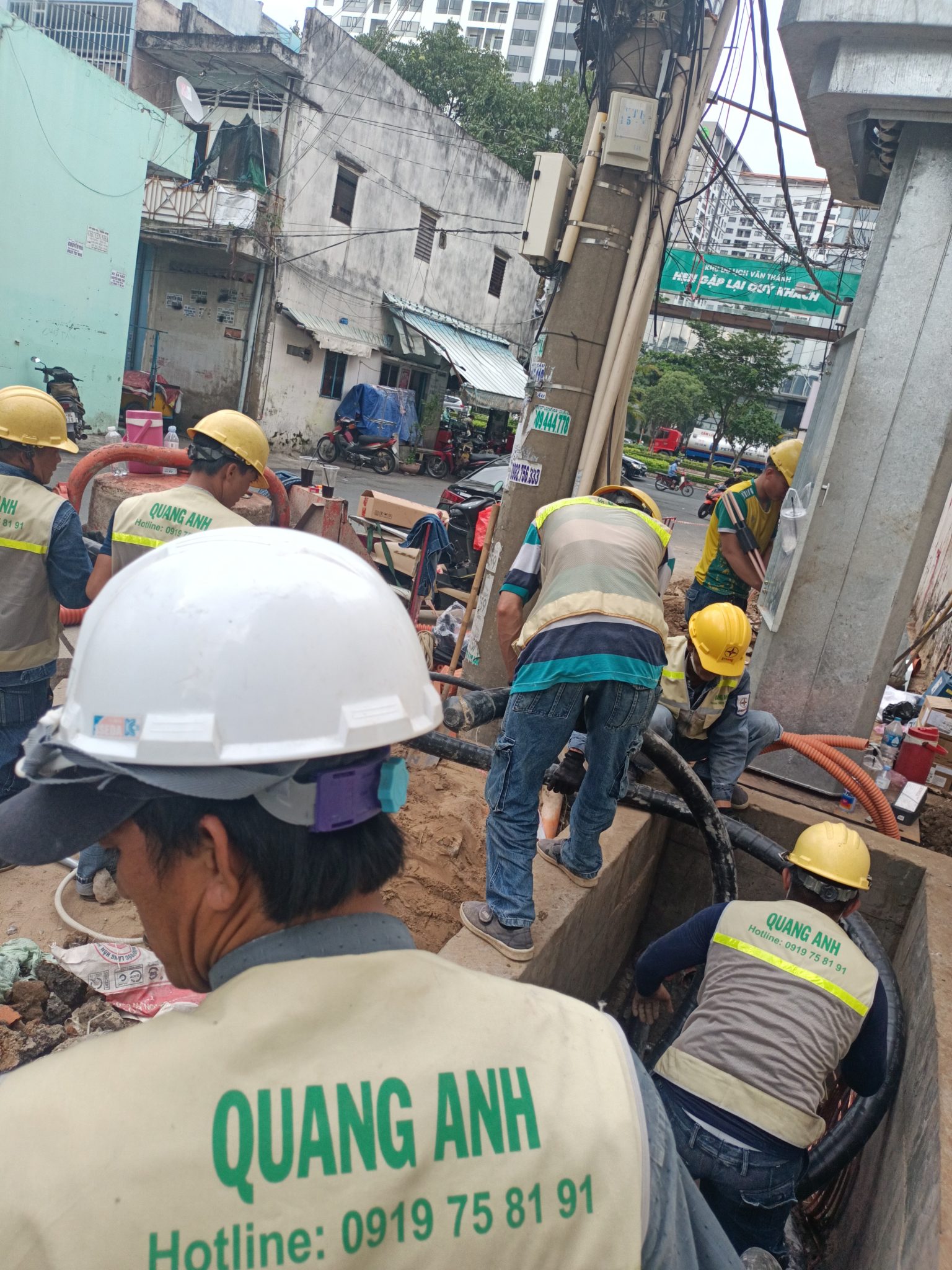 QuangAnhcons minh họa quy trình làm việc