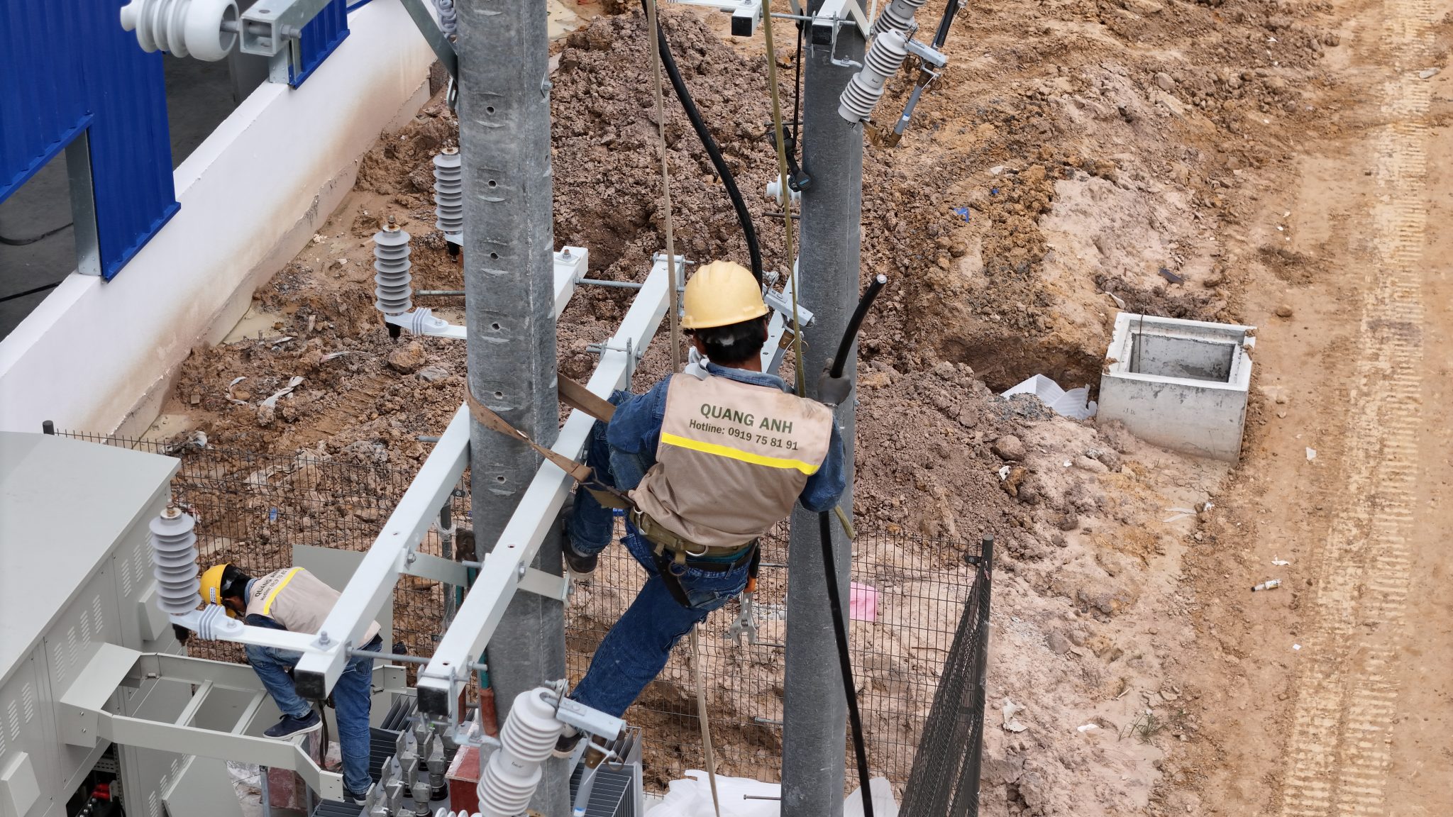 Công nghệ thi công trạm biến áp Công nghệ thi công trạm biến áp