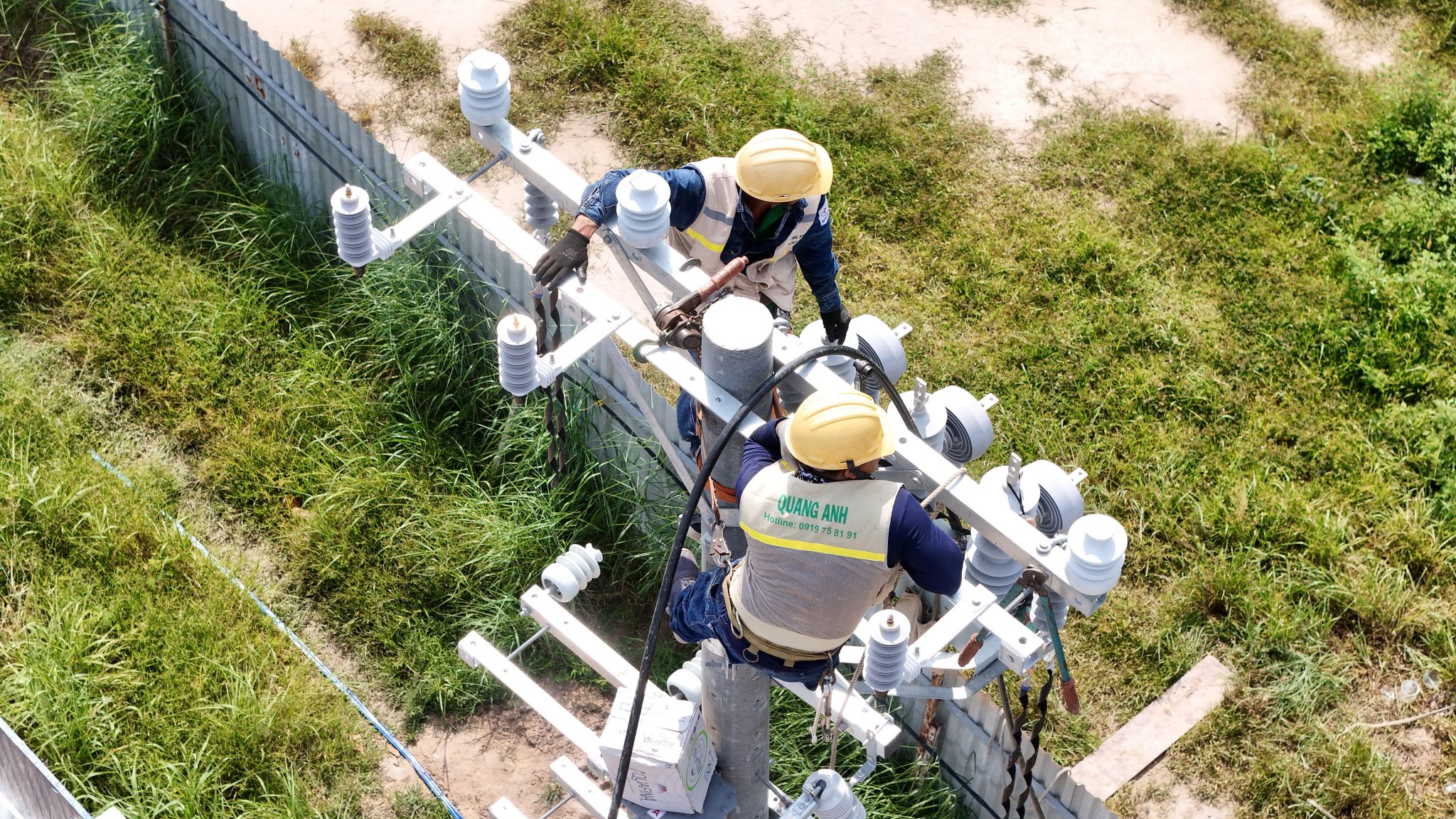 Substation Installation Steps Quy trình lắp đặt trạm biến áp