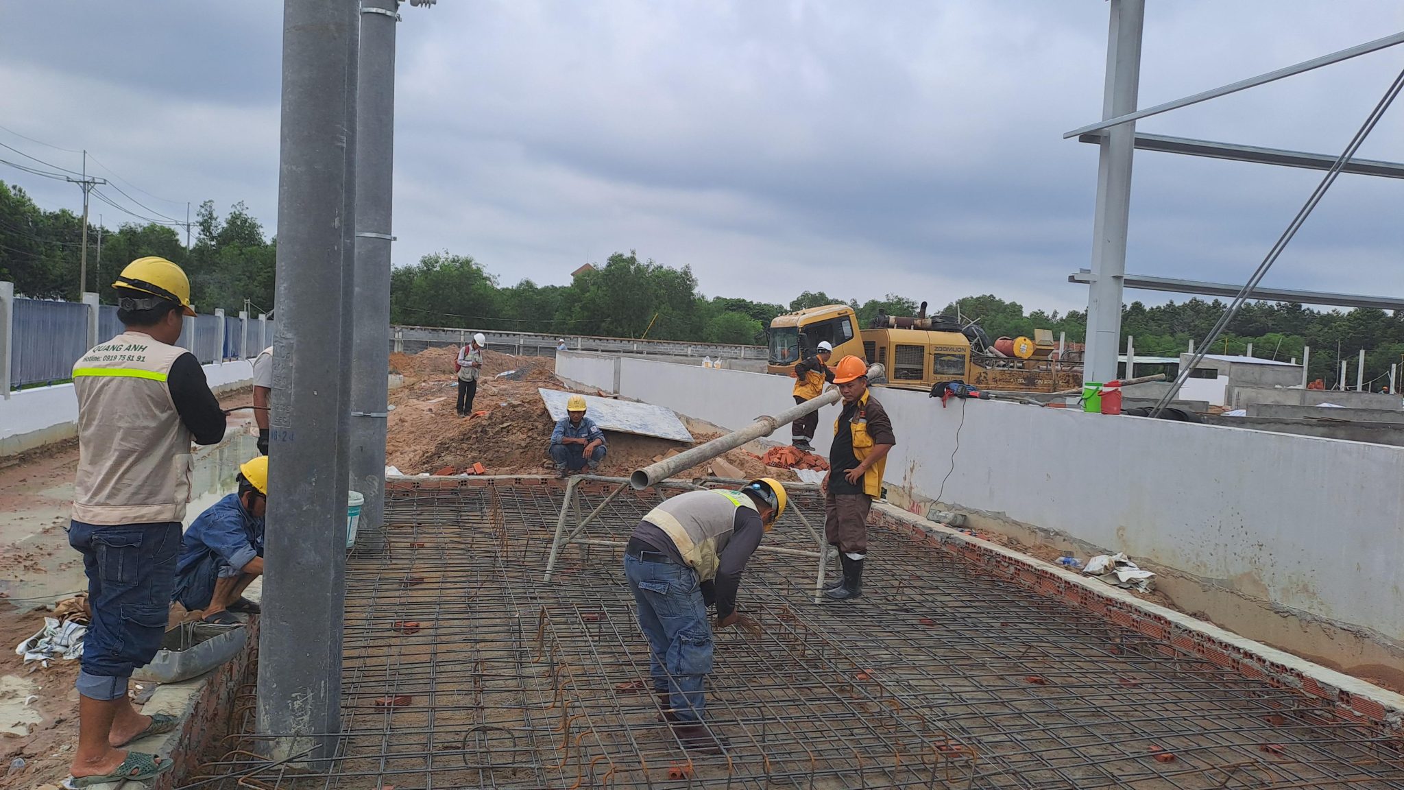 Quy trình triển khai lắp đặt trạm biến áp.