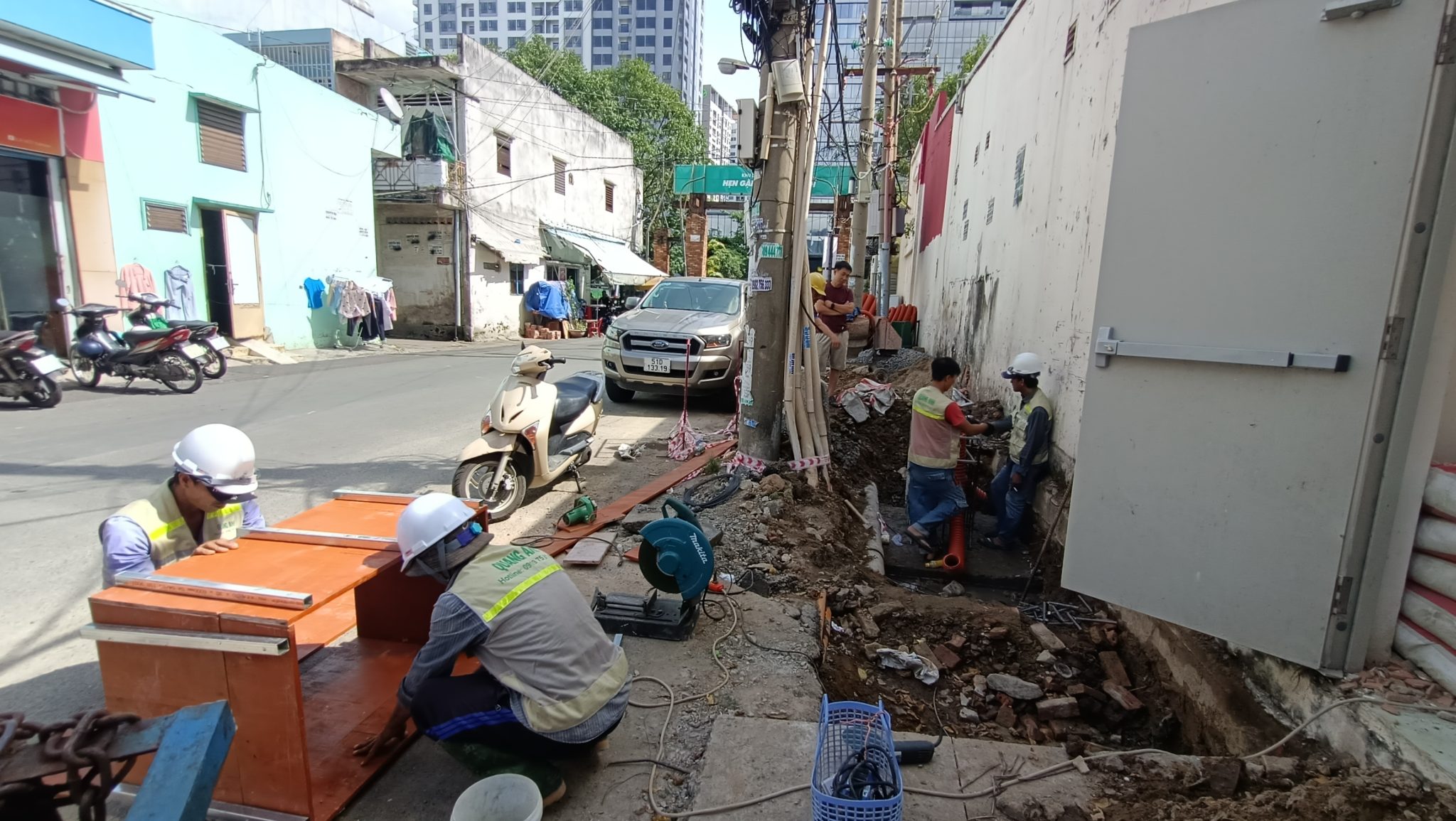 Điểm mạnh cam kết của QuangAnhcons Ngầm hóa lưới điện không gian xanh từ QuangAnhcons.